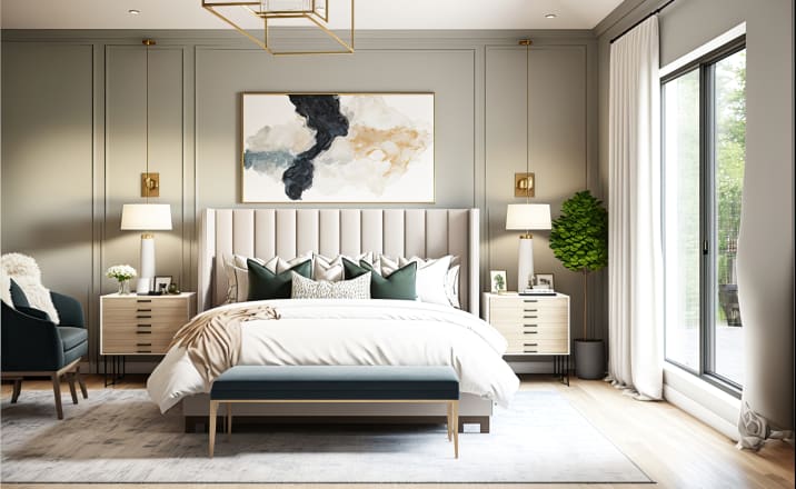 Renovated bedroom